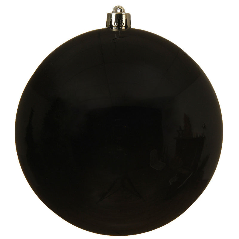 5.5 Inch Black Shatterproof Ornament Decorative Christmas Tree Hanging Ornament