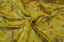 Oriental Bamboo Brocade Polyester Fabric - Bamboo Jacquard, 45" Width (1 Yard)