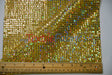 Holographic Mini Square Sequins Mesh Fabric - Holographic Mini Square Sequins, 45" Width (By The Yard)