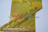 Holographic Shimmer Sequins Fabric - Lightweight Flowy Holographic Sequins, 45" Width (1 Yard)