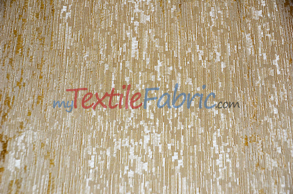 Luxury Jacquard Polyester Fabric - Solid Textured, 58/60" Width, Multiple Colors (1 Yard)