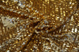 Fringe Sequins Polyester Fabric - Gold, Silver, Black, 50/52" Width (1 Yard)