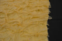 Organza Ruffled Taffeta Polyester Fabric - Layered Horizontal Ruffles, 57" Width, Multiple Colors (1 Yard)