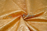 Satin Jacquard Satin Polyester Fabric - Satin Flower Brocade, 58/60" Width, Sample Swatch 3"x3" (1 Sample Swatch)