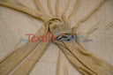Sparkly Mesh Metallic Stretch Knit Fabric - Gold, Rose Gold, Silver, Black, 58/60" Width (By The Yard)