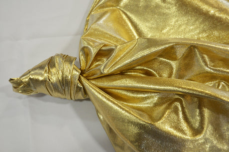 Tissue Lame Nylon Metallic Fabric - Solid Sheen, 44/45" Width (1 Yard)