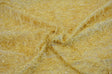 Gold Shaggy Brocade Metallic Eyelash Fabric - Gold Sheer Woven, 56/57" Width (Yards)