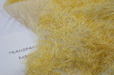 Gold Shaggy Brocade Metallic Eyelash Fabric - Gold Sheer Woven, 56/57" Width (Yards)