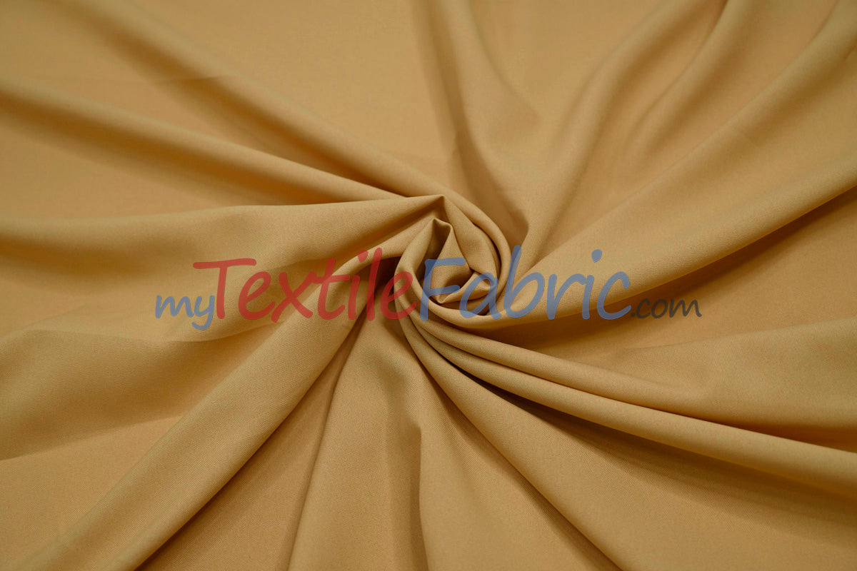 Scuba Double Knit Polyester Fabric - Solid Multiple Colors, 58/60" Width (1 Yard)