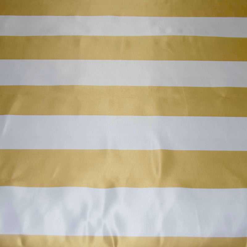 3.5 Inch Stripe Satin Print Polyester Fabric - Multiple Colors, 58/60" Width (1 Yard)
