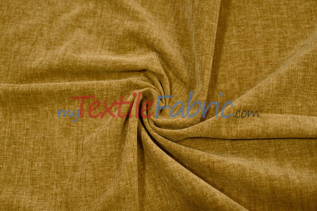Chenille Polyester Fabric - Ultra Soft Velvety Texture, 60" Width, 350 GSM (1 Yard)