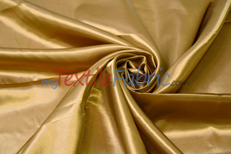 Charmeuse Satin Polyester Fabric - Solid, 58/60" Width, Multiple Colors (1 Yard)