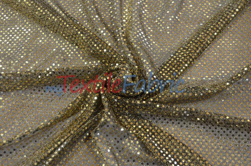 Confetti Dot Sequins Polyester Fabric - 3Mm Sequins, 45" Width (1 Yard)