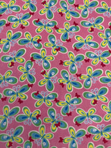 Assorted Anti-Pill Fleece Fabric - Floral, Butterfly, Dog, Pink Ribbon, Bright Plaid, 58-60 Inches Wide