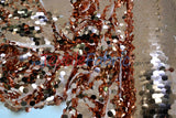 Fish Scale Paillette Sequins Polyester Fabric - 9Mm Sequins, 54" Width, Multiple Colors (1 Yard)