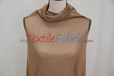 Sparkly Mesh Metallic Stretch Knit Fabric - Gold, Rose Gold, Silver, Black, 58/60" Width (By The Yard)