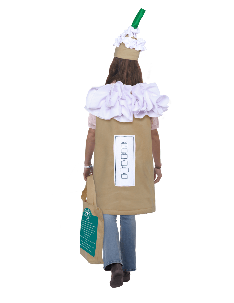 Frappuccino Costume For Adults - One Size