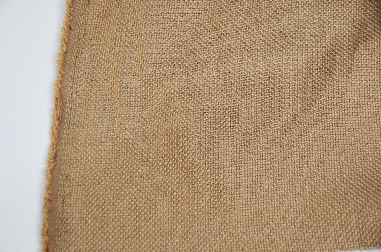 Faux Luxe Burlap Polyester Fabric - Natural Color, Solid, 57/58" Wide (Yards)
