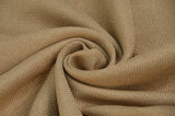 Faux Luxe Burlap Polyester Fabric - Natural Color, Solid, 57/58" Wide (Yards)