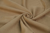 Faux Luxe Burlap Polyester Fabric - Natural Color, Solid, 57/58" Wide (Yards)