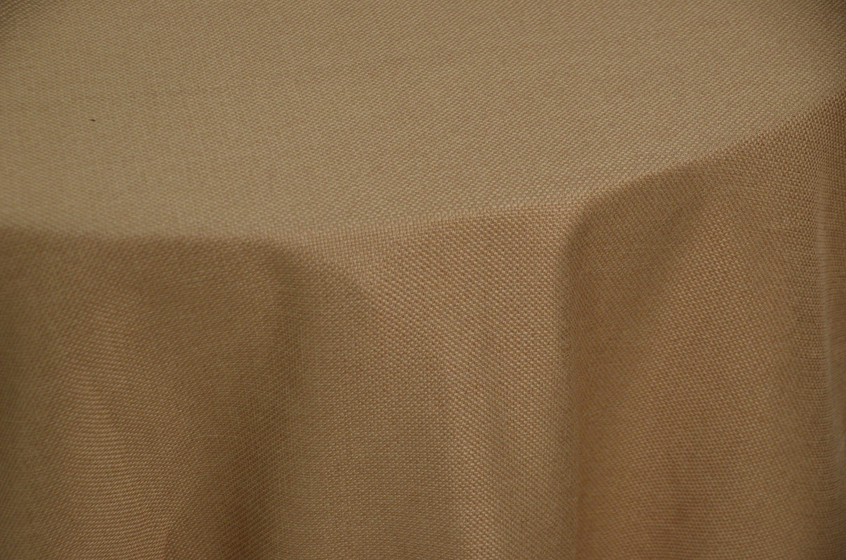 Faux Luxe Burlap Polyester Fabric - Natural Color, Solid, 57/58" Wide (Yards)