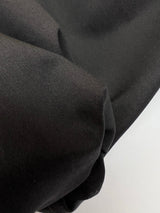 Italian Black Cotton Jacket Fabric
