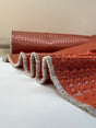 Polyester Matlassé Houndstooth Silver