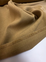 Polyester Wool Basket Weave Beige