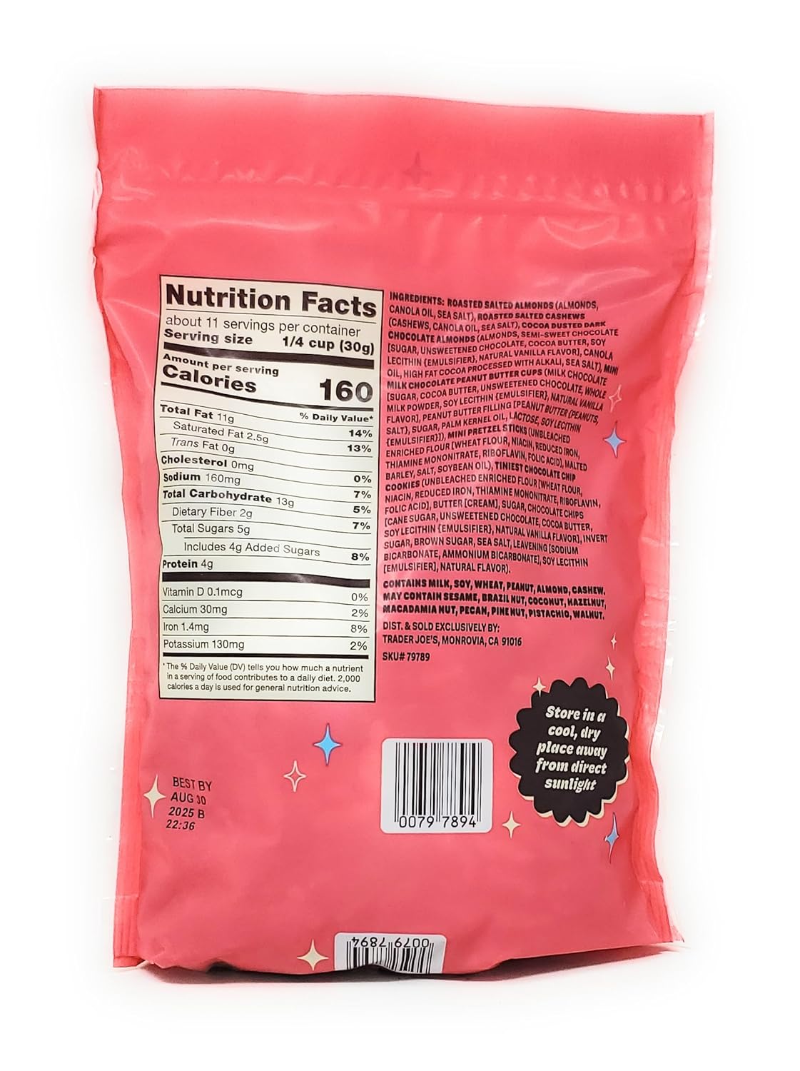 Chocolate & Peanut Butter Lover's Nut Mix 12 Oz
