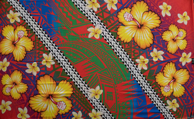 Polyester Sarong Hibiscus Assortment 72 x 45