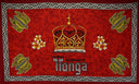Polyester Sarong Kingdom of Tonga Crown Turtle Plumeria