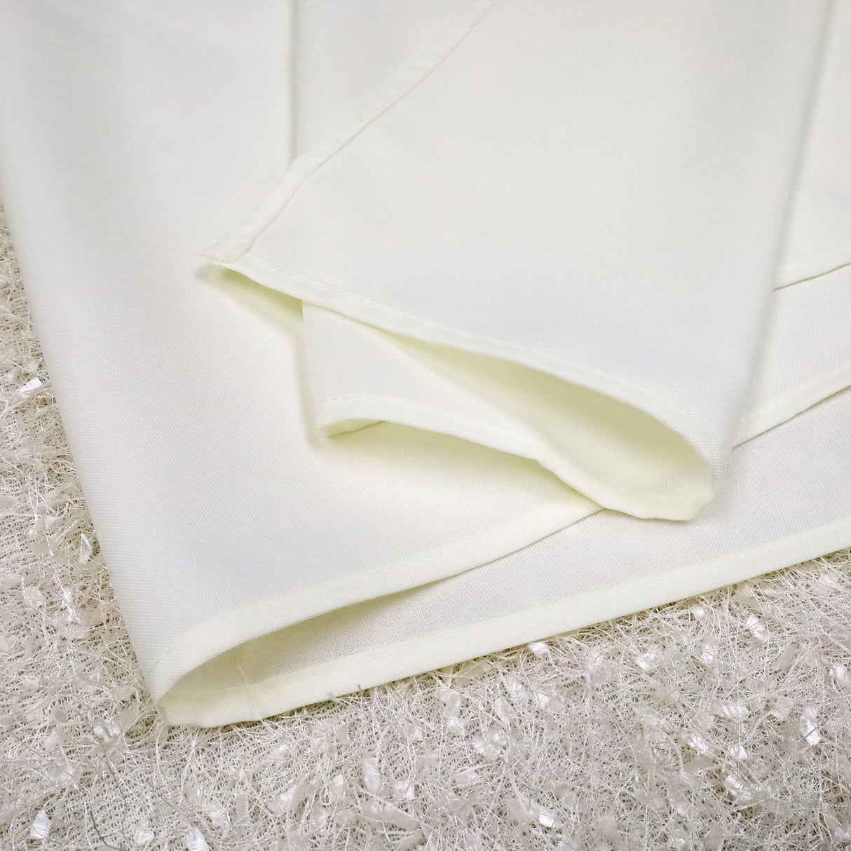 Rectangular Premium Polyester Tablecloth 54x96 Ivory