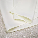 Rectangular Premium Polyester Tablecloth 54x96 Ivory