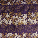 Polyester Glitter Floral Fabric Tiare Garden