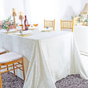 Seamless Rectangular Ice Crushed Velvet Tablecloth