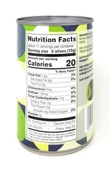 Medium Green Ripe Pitted Olives 14.35 oz