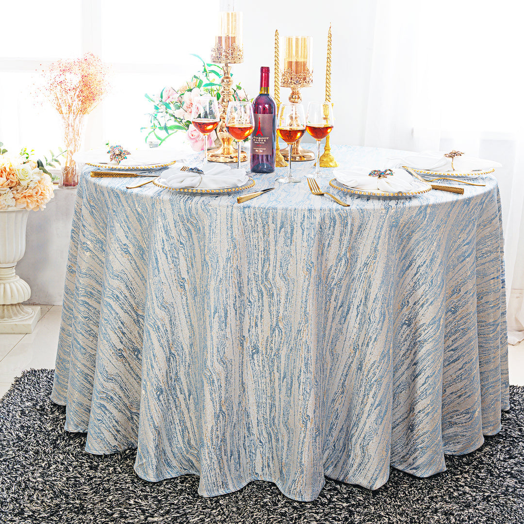 Luxury Galilean Jacquard Round Tablecloth