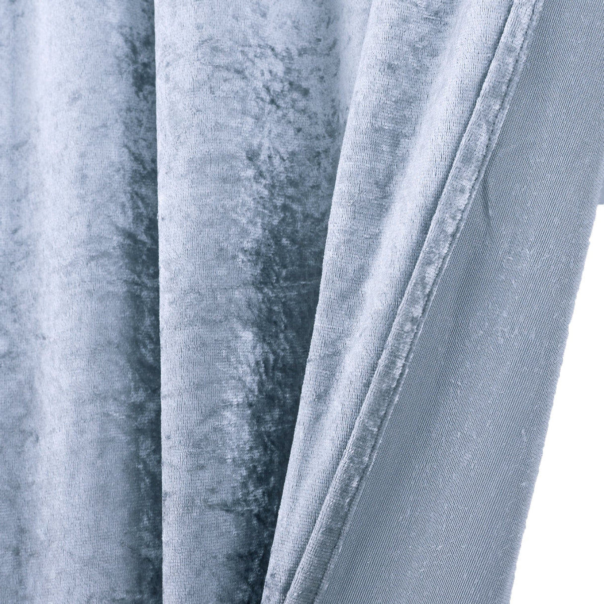 Velvet Backdrop Drape 12 ft x 57 in Dusty Blue
