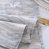 Jacquard Table Runner 13x108 Dusty Blue