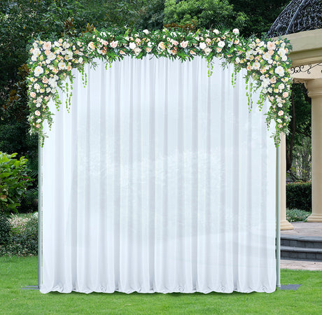 Chiffon Backdrop Drape Panel White