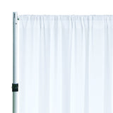 Chiffon Backdrop Drape Panel White