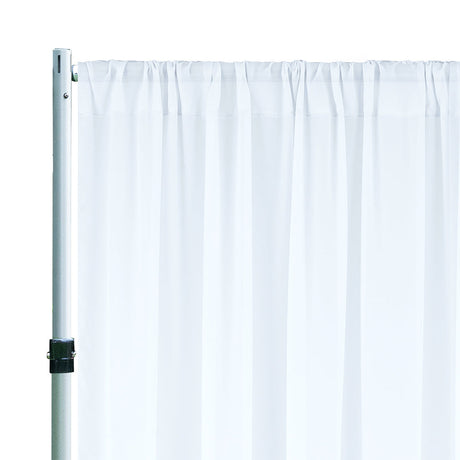 Chiffon Backdrop Drape Panel White