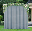 Chiffon Backdrop Drape Panel 10 ft x 57 in Dusty Blue