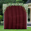 Chiffon Backdrop Drape Panel Burgundy