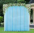 Chiffon Backdrop Drape Panel 14 ft x 57 in Baby Blue