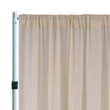 Chiffon Backdrop Drape Panel 14 ft x 57" Champagne