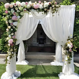Chiffon Backdrop Drape Panel White