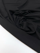 Black Cotton Knit Fabric