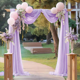Chiffon Backdrop Drape Panel Lavender