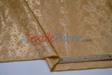 Satin Jacquard Satin Polyester Fabric - Satin Flower Brocade, 58/60" Width, Sample Swatch 3"x3" (1 Sample Swatch)